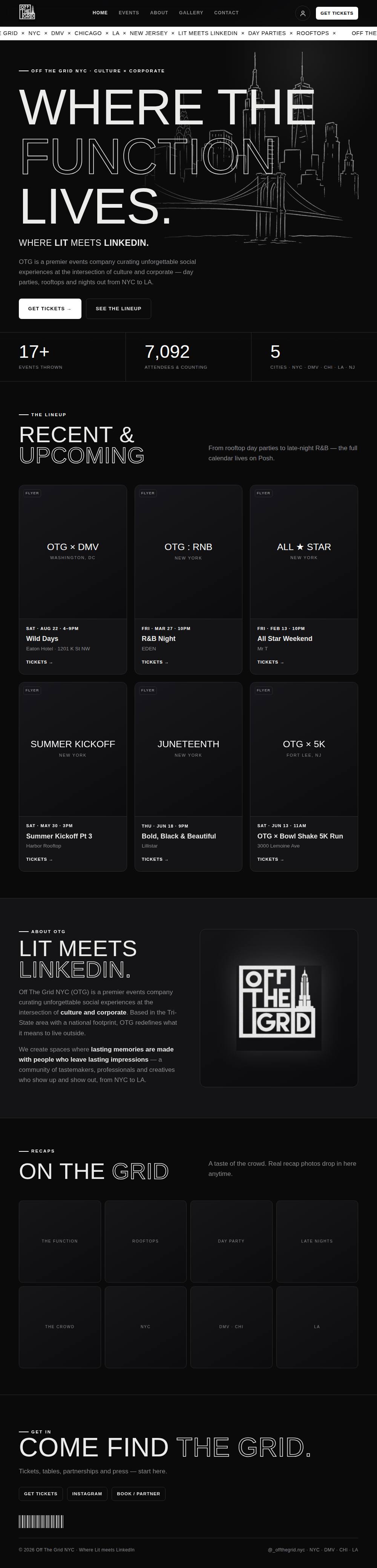 OTG — a site by thewebsuite